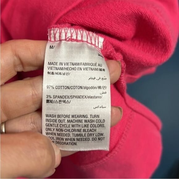 Karen Scott Pink tunic with Silver grommets - Picture 3 of 7